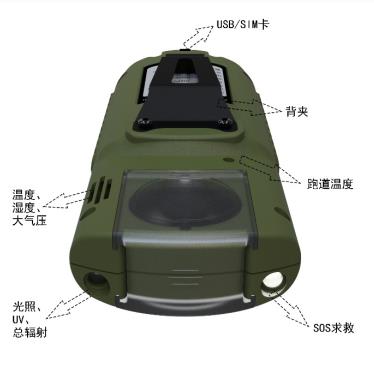 可穿戴手持气象仪